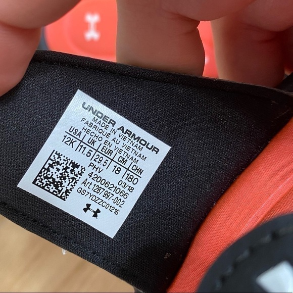 Under Armour Foam Slide Sandals Kids Sz 12 Pink - Picture 4 of 4